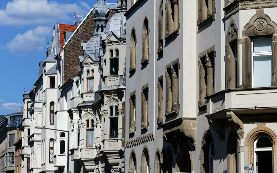 Repr&auml;sentative Wohnh&auml;user im Jugendstil im K&ouml;lner Belgischen Viertel